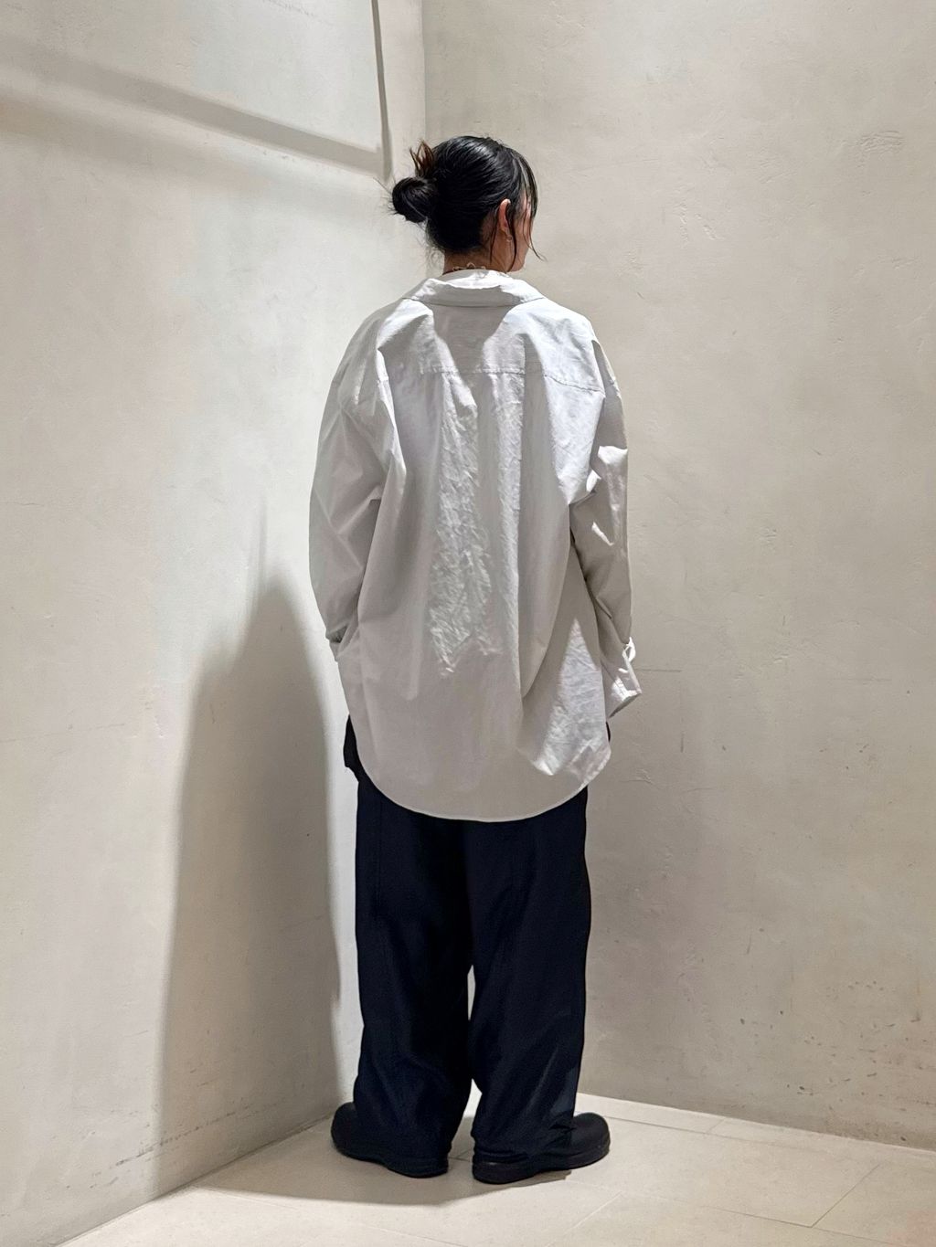 ハイカウントタイプライターPlainシャツのコーディネートスナップ（Y.K