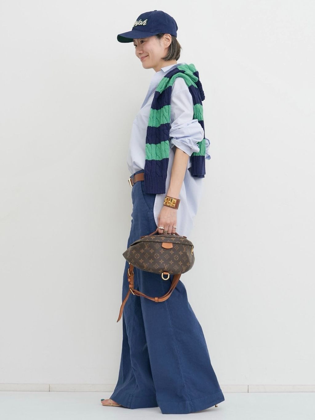 MAISON BOINET/メゾン ボワネ】 CHAIN BELTのコーディネートスナップ