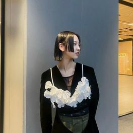 完全受注生産】《追加2》SO グログランキャミブラウスのコーディネート