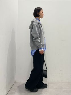 フーディーコンパクトブルゾンのコーディネートスナップ（MATSU