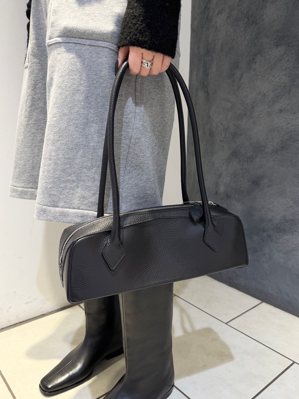 アルパカMIX LOOP 2WAY プルオーバーのコーディネートスナップ