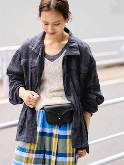 ≪新色 / 追加≫ラミースタンドブルゾンのコーディネートスナップ
