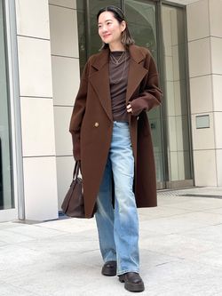 L'Appartement【LOU ANDREA】 RIB WOOL COAT L'Appartement【LOU ANDREA】 RIB WOOL COAT LOU ANDREA｜PRE ORDER｜L