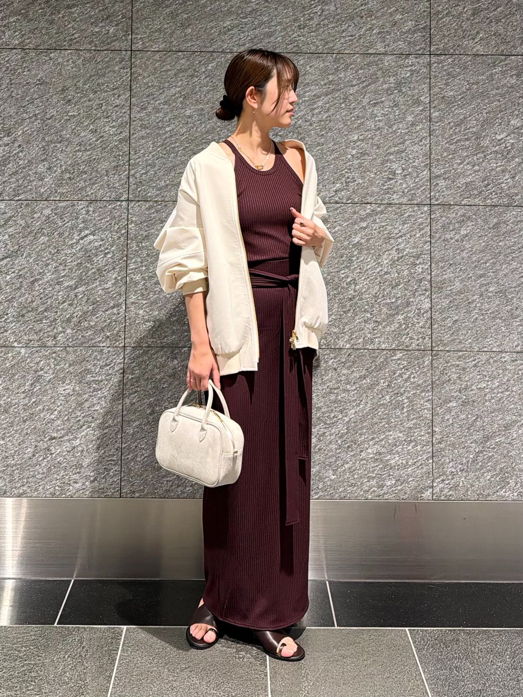 Noble ハイツイストダブルクロスMA-1ブルゾン NOBLE｜ハイツイストダブルクロスMA-1ブルゾン | Rakuten Fashion(楽天