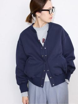 IENAの袖タックダンボールスナップカーディガン IENA（イエナ）の「袖タックダンボールスナップカーディガン