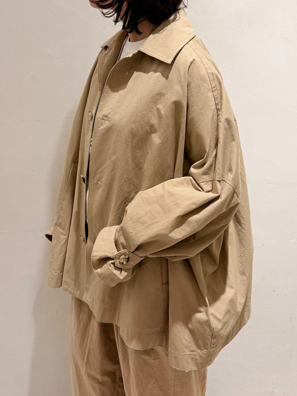 バフワッシャー イージーパンツのコーディネートスナップ（AT