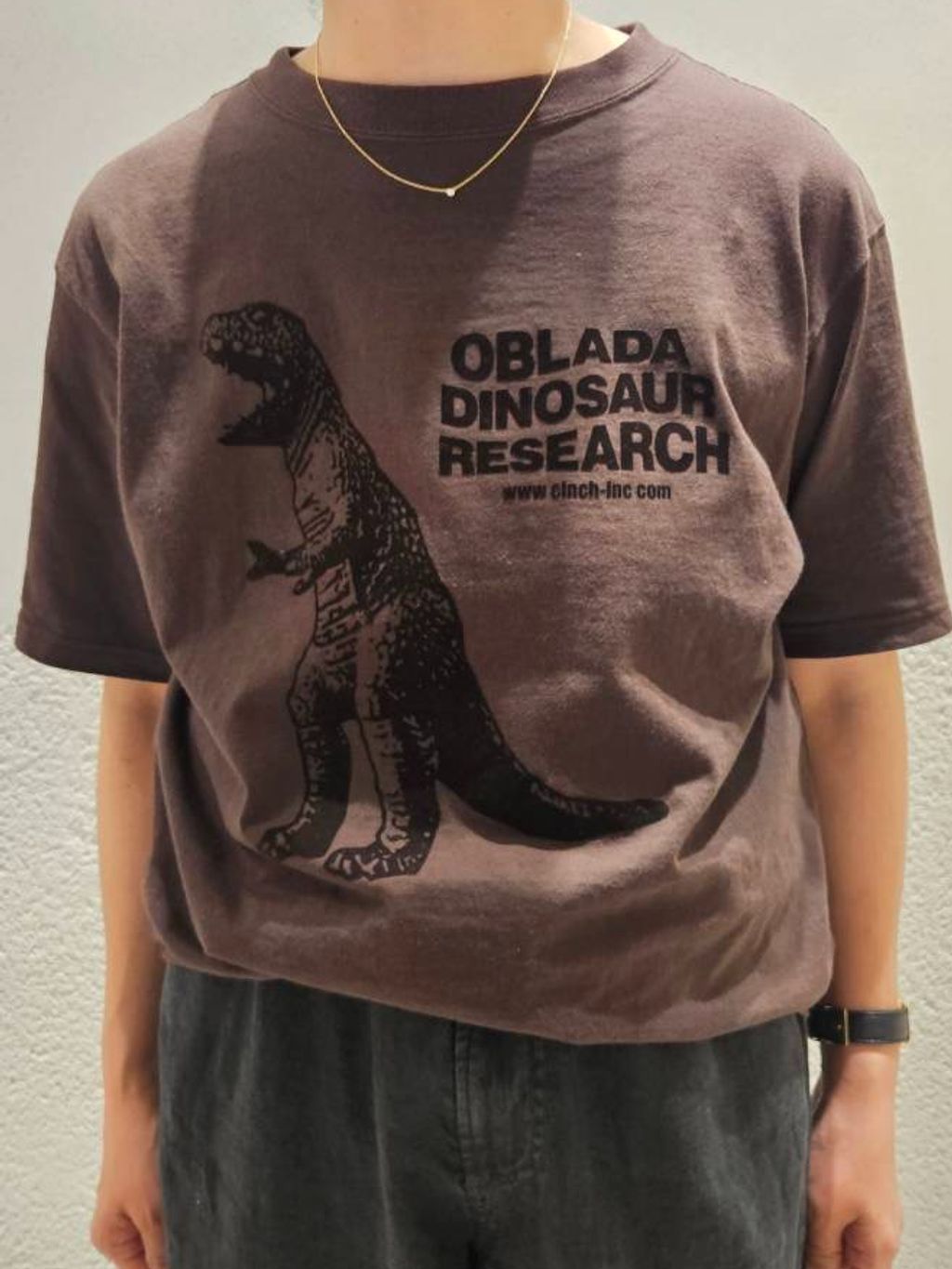 WEB限定/ 追加2予約》Oblada 別注 DINOSAUR TEEのコーディネート