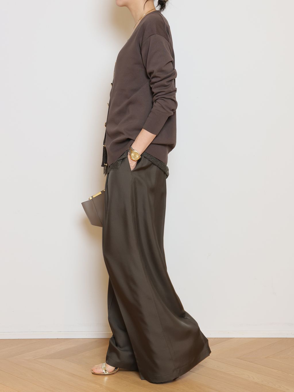 AQUAZZURA/アクアズーラ】 SO NUDE サンダルのコーディネートスナップ