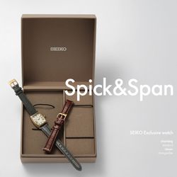 Spick&Span x SEIKO / 新作のコラボレーションウォッチ｜HIROB