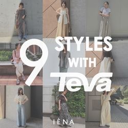 5/14発売】IENAスタッフ9人が着こなす、夏の別注Tevaスタイル｜IENA
