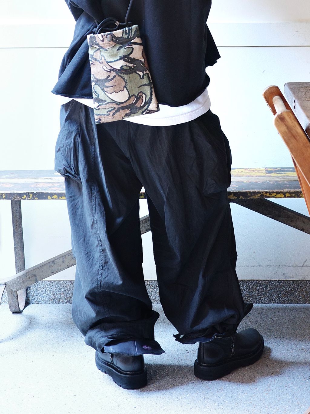 追加2》ミリタリークロス カーゴパンツのコーディネートスナップ（KS