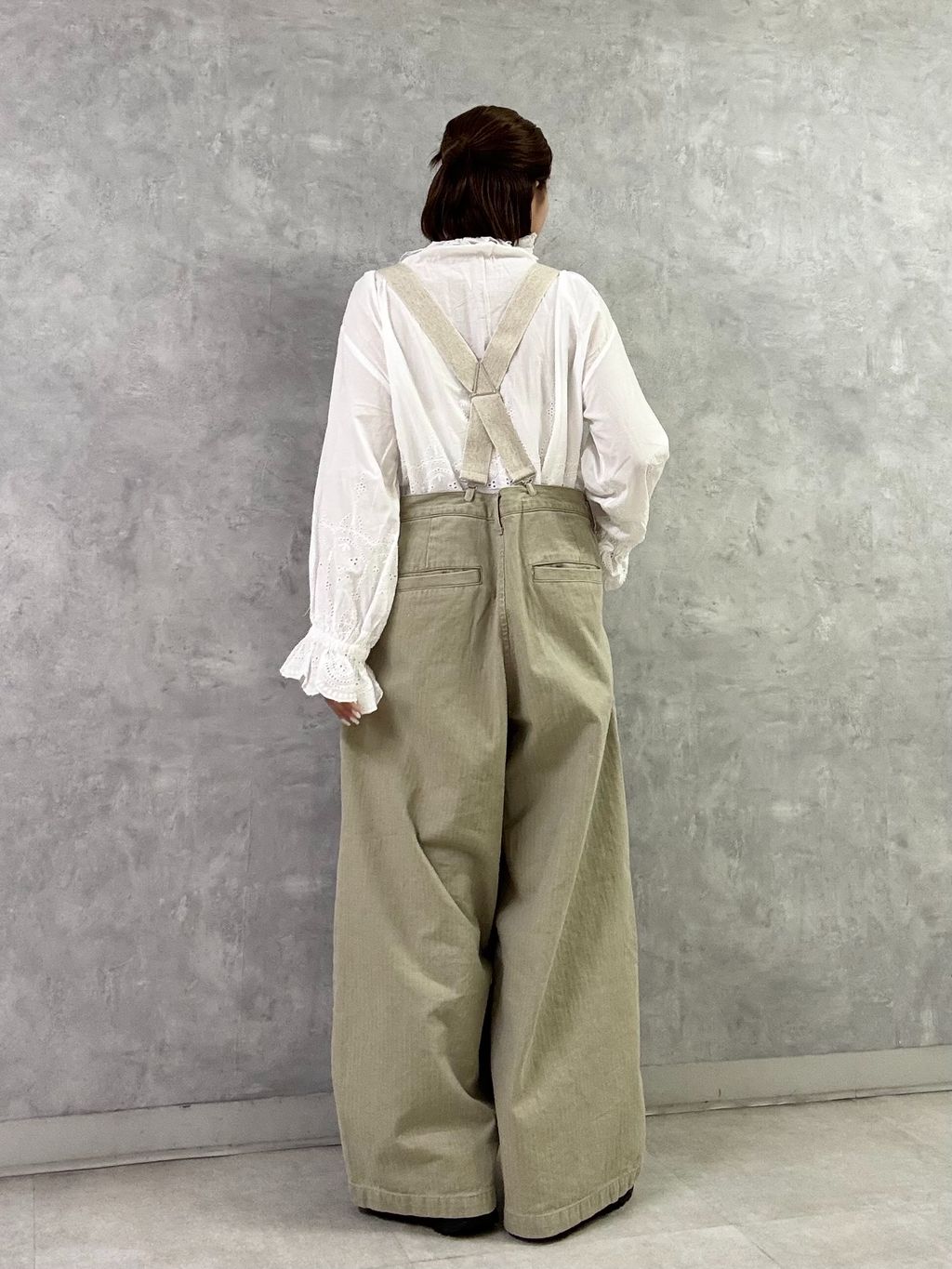 24SS カノコ サスペンダーパンツ ジャーナルスタンダード JOURNALSTANDARD サスペンダー レザー