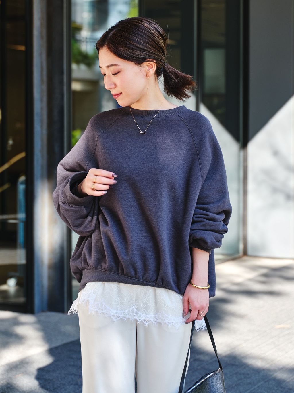 追加3》COG THE BIGSMOKE/コグザビッグスモーク LEILA WIDE CUFF SWEAT