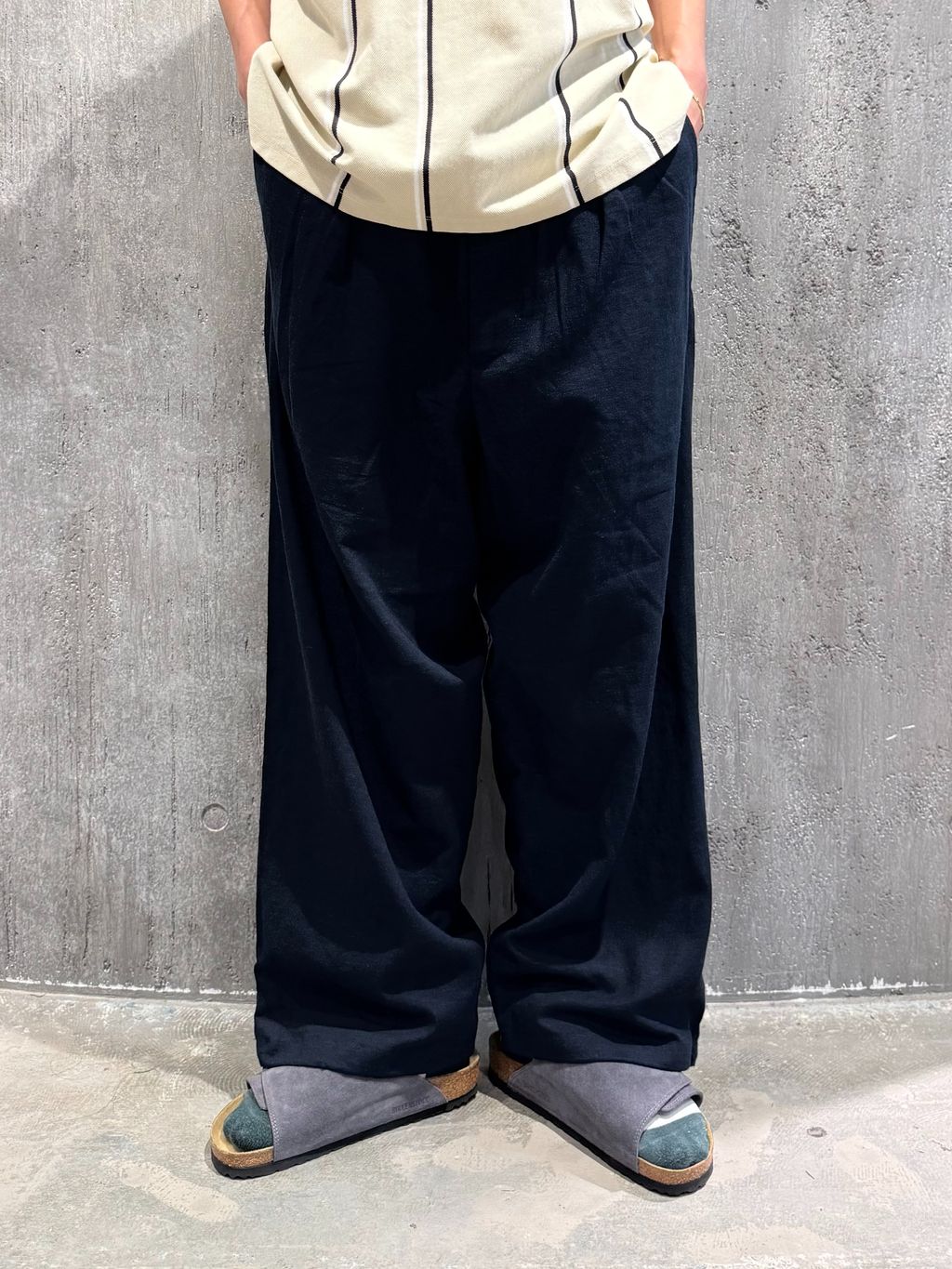 FRED PERRY / フレッドペリー 別注 ストライプ ピケ ポロシャツの