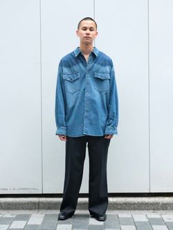 MAISON MARGIELA(メゾン マルジェラ) BICOLOR DENIM SHIRTの