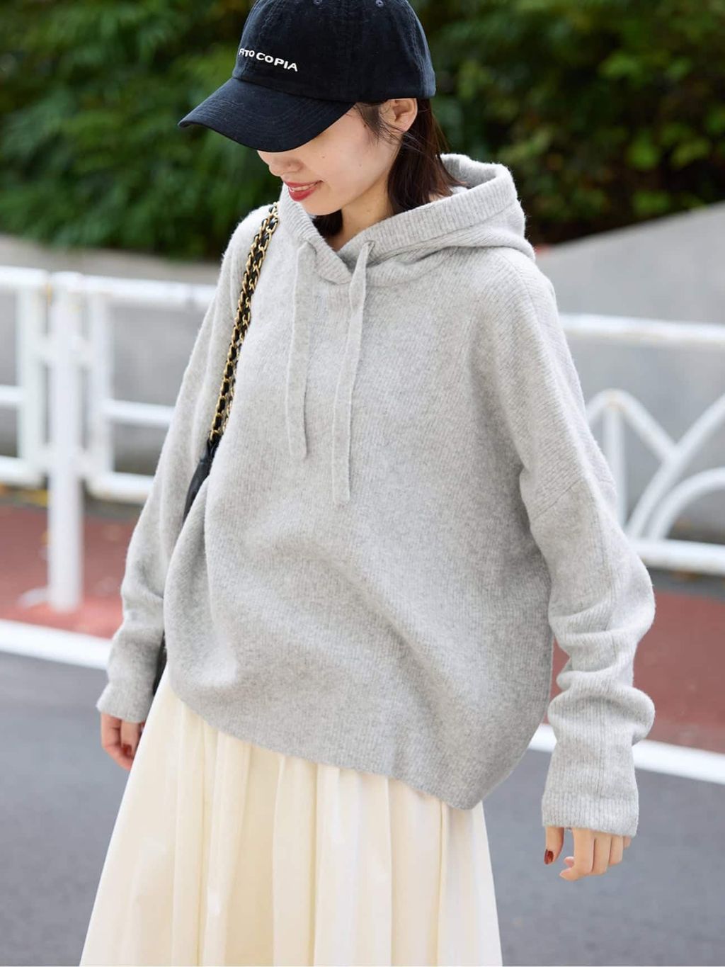 セットアップ対応可》エアリーワイドシルエットフーディーの