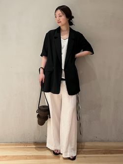 R'IAM BIG ハーフスリーブ ジャケットのコーディネートスナップ