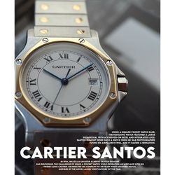 New / ヴィンテージカルティエのサントス / 5つのブレスレットモデル