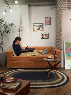 大型商品》LAKEWOOD SOFA マスタード W180 レイクウッドソファの