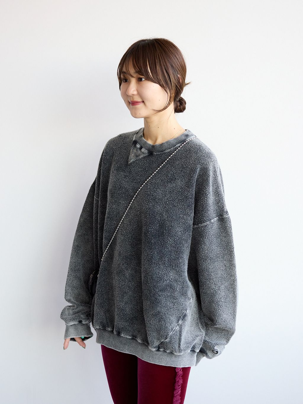 NOMA t.d. / ノーマティーディー Hand Dyed Twist Sweat N38-CS01Aの