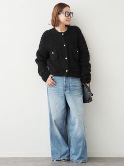 Knit ジャケットのコーディネートスナップ（MIZU）｜Deuxieme Classe