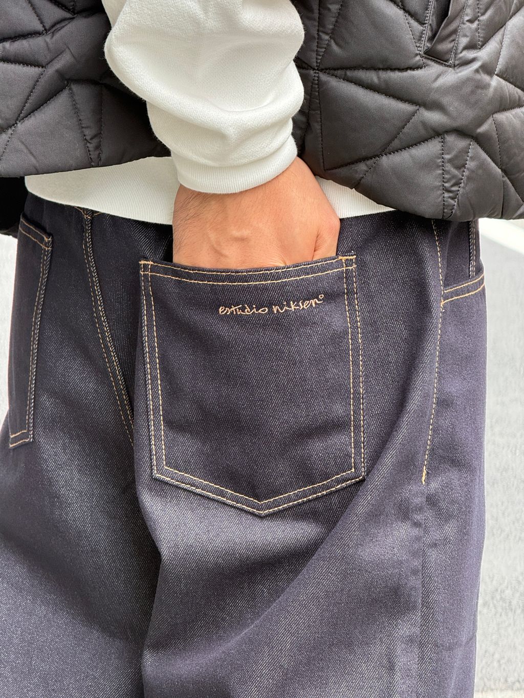 BoTT / ボット Sparkle Quilted Vestのコーディネートスナップ（オカク