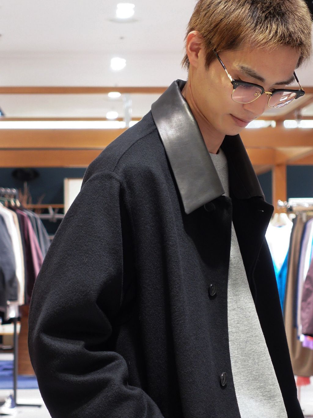 AURALEE (オーラリー) CASHMERE MELTON HAND SEWN ブルゾンの