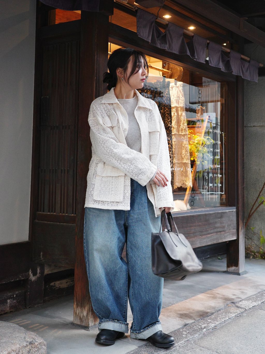 ジャーナルスタンダードラックス 13ozデニム　タックラウンドパンツ 追加2》13OZデニム タックラウンドパンツ（デニムパンツ・ジーンズ