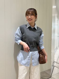 セットアップ対応可》撥水ミドルトレンチコートのコーディネート