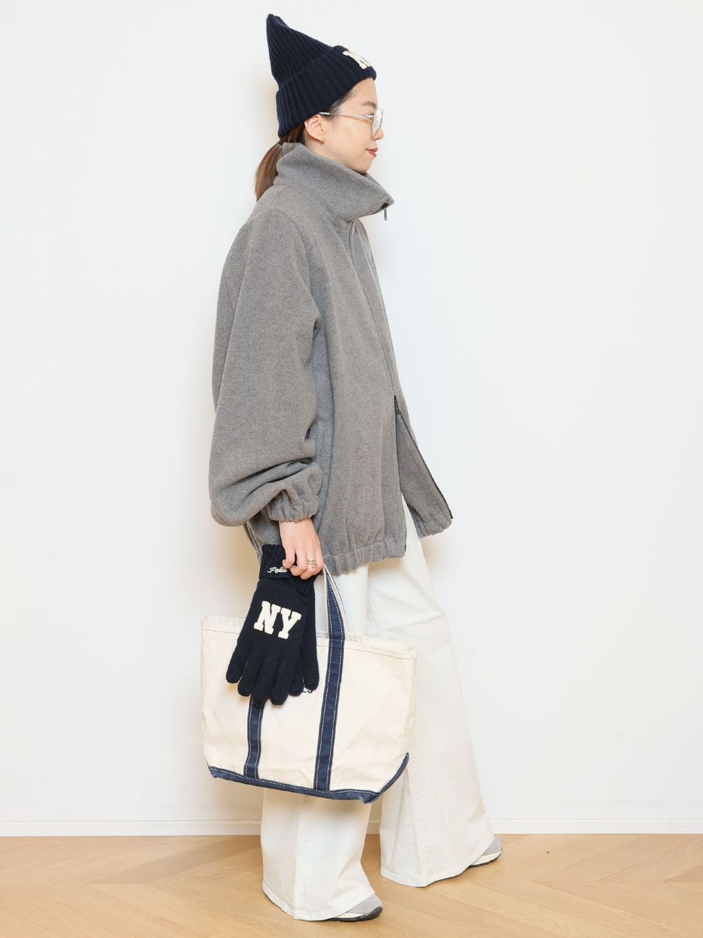 SEVEN ROOMS/セブンルームス】CASHMERE ブルゾンのコーディネート