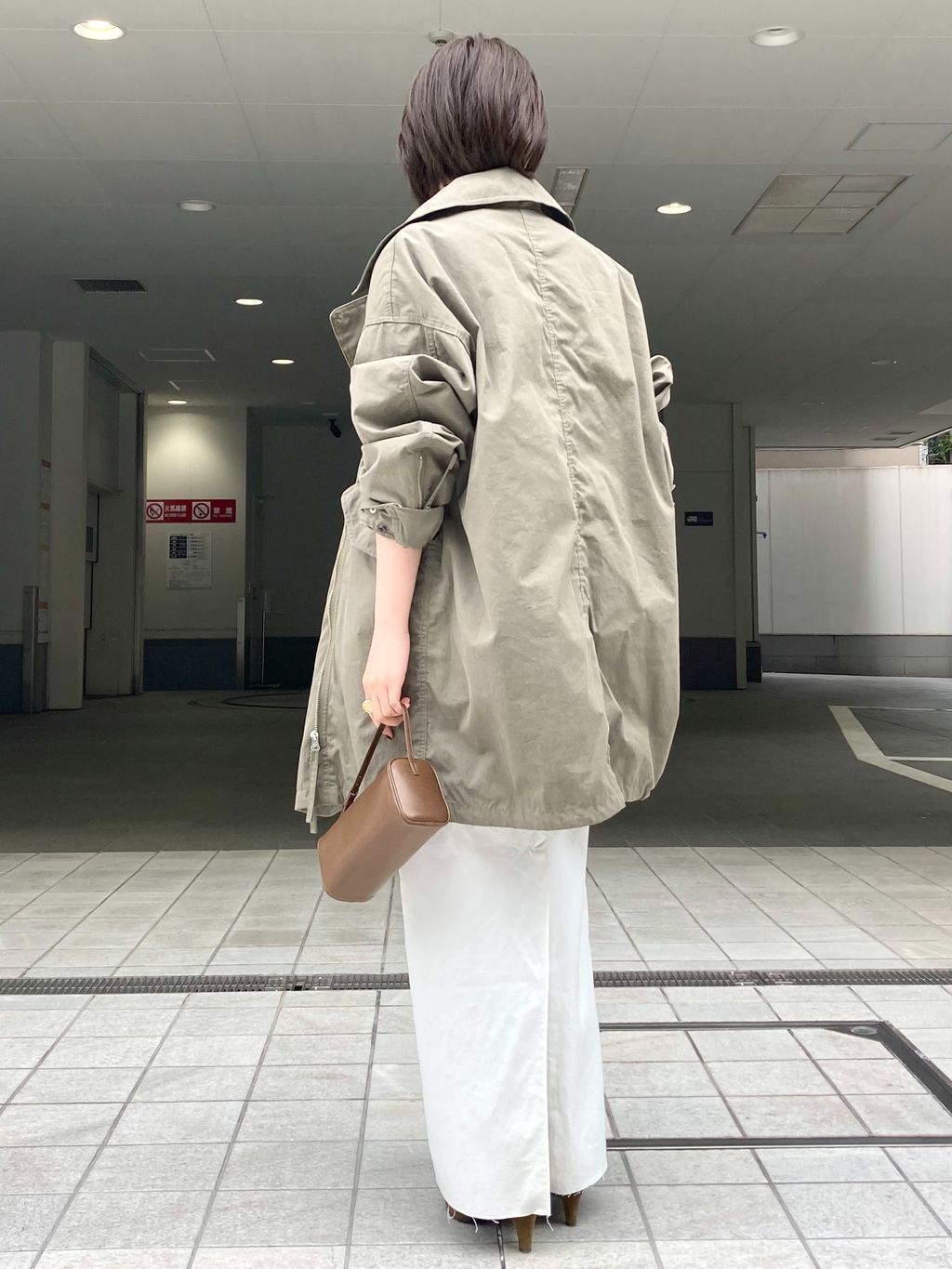 LISIERE MILITARY COATのコーディネートスナップ（STAFF K）｜L