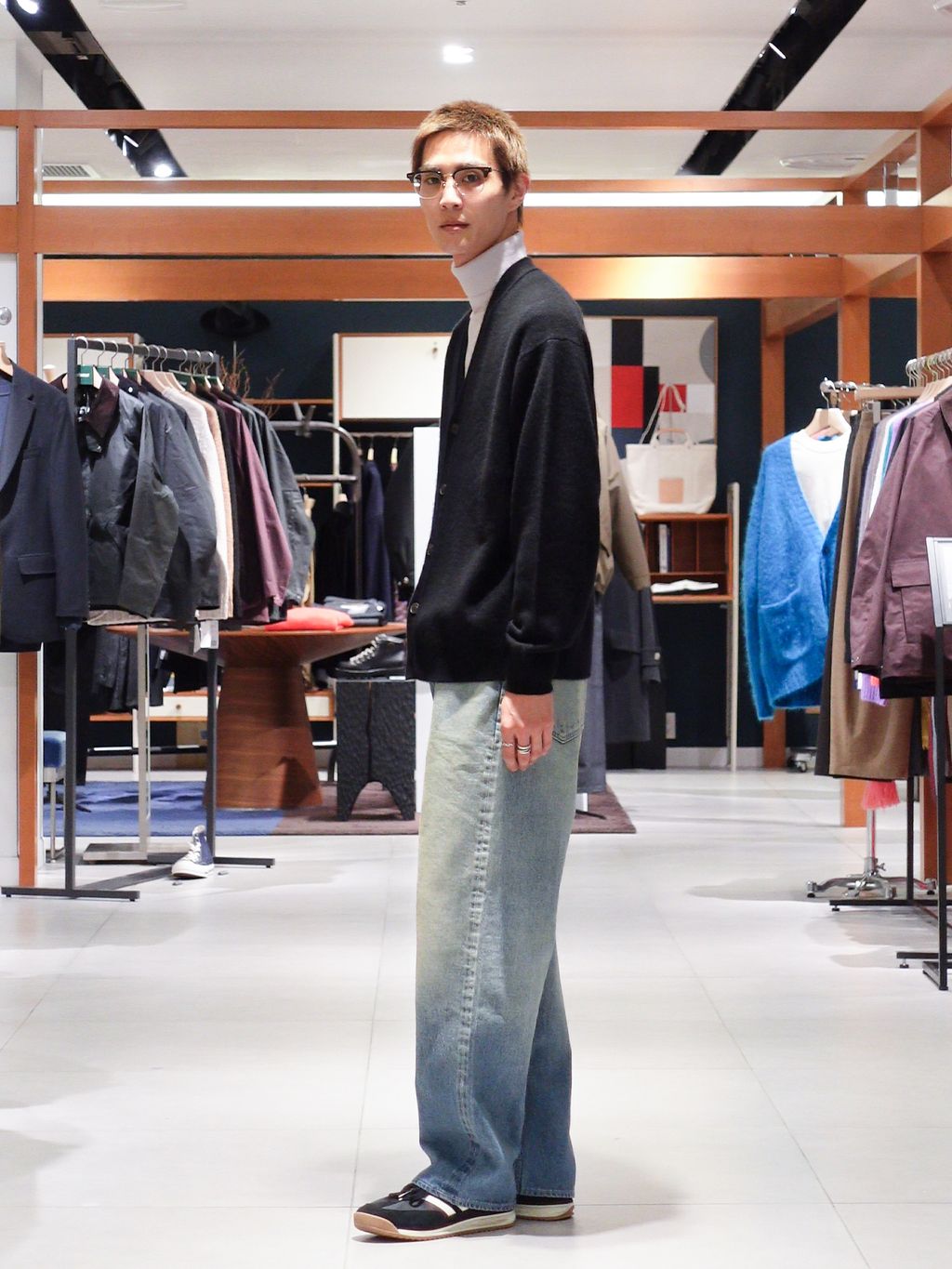 AURALEE (オーラリー) BABY CASHMERE KNIT CARDIGANのコーディネート