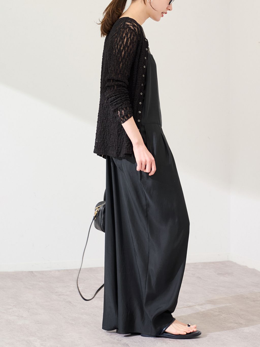 ≪追加≫キュプラツイルキャミサロペット 2のコーディネートスナップ