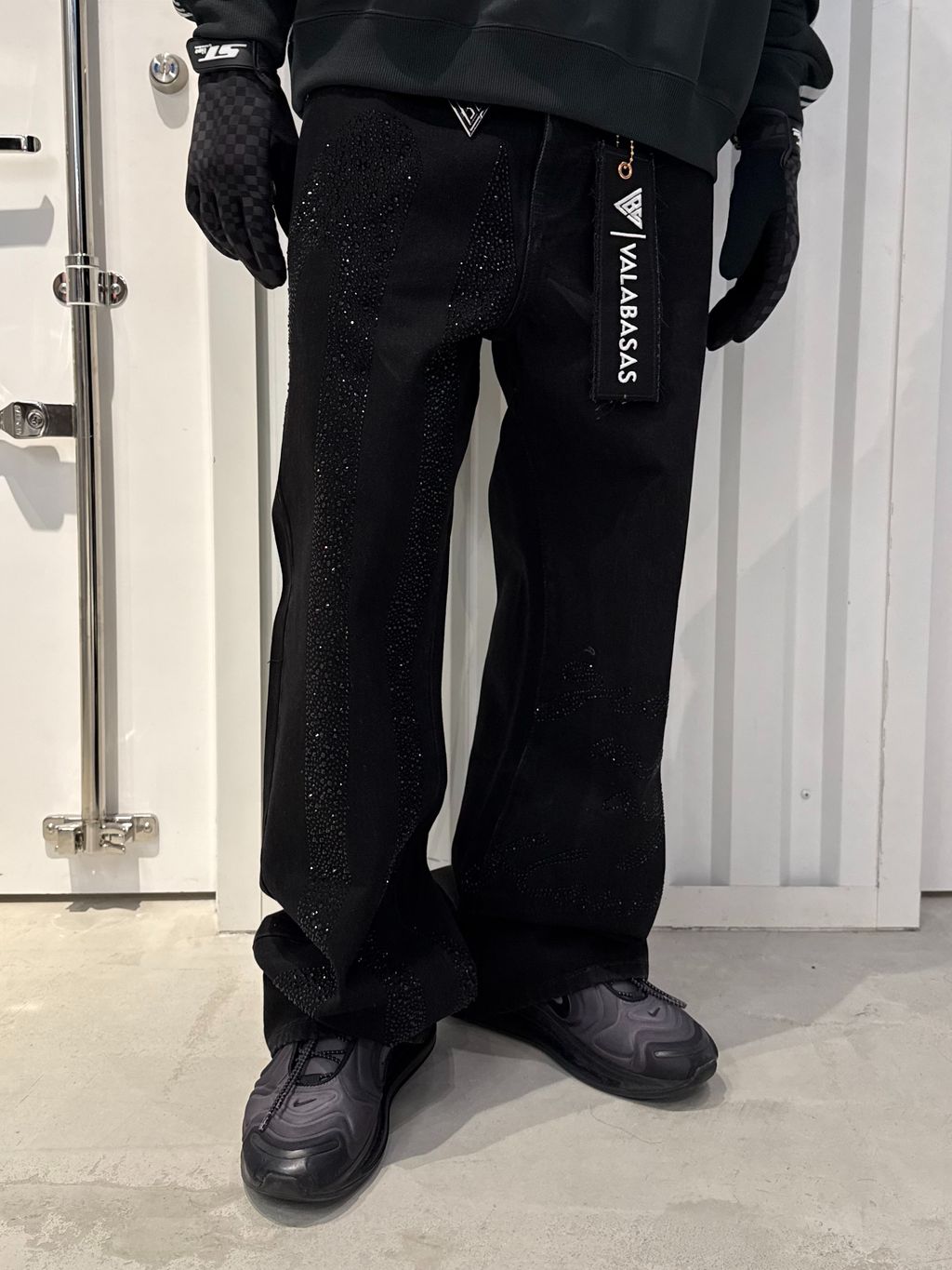 NEEDLES/ニードルズ Track Crew Neck Shirt - Poly Smoothの