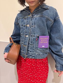 追加》Levi's/リーバイス SLOBE別注 BALLOON SLEEVE TRACKER デニム