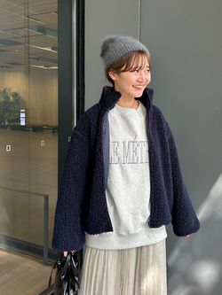Champion/チャンピオン SLOBE別注 ボアブルゾンのコーディネート 