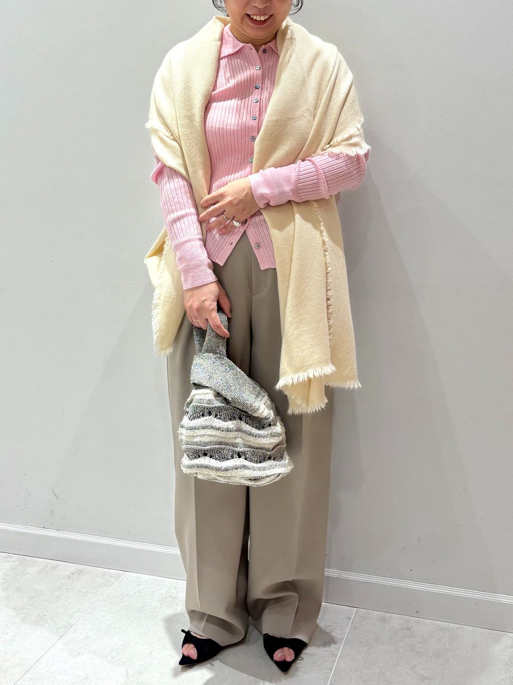 NIMNIMDUAI/ニムニムデュアイ PASHMINA EMNROIDERY STOLE ストール 276