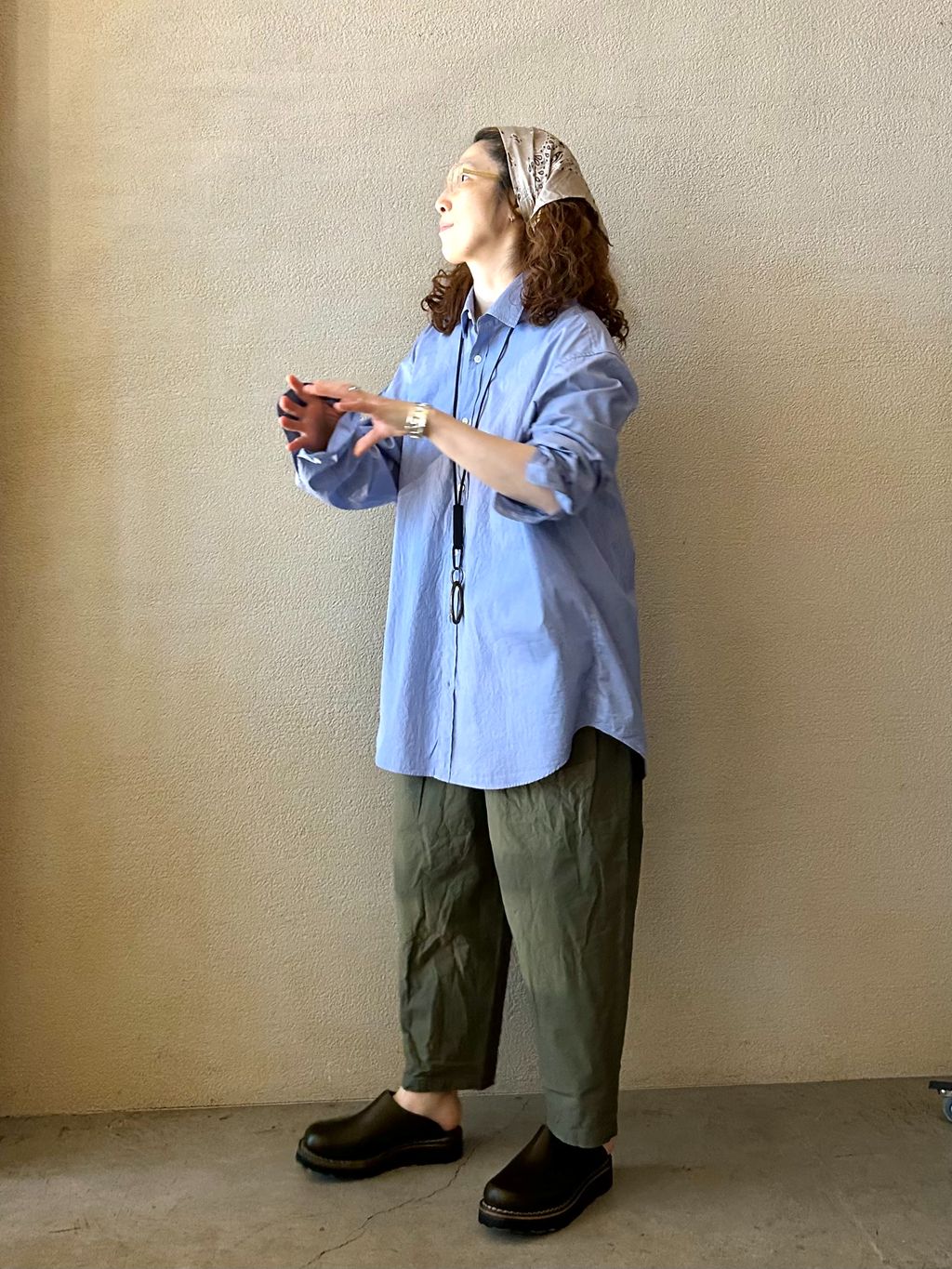 chimala】SELVEDGE DENIM SHORT JACKETのコーディネートスナップ（OE