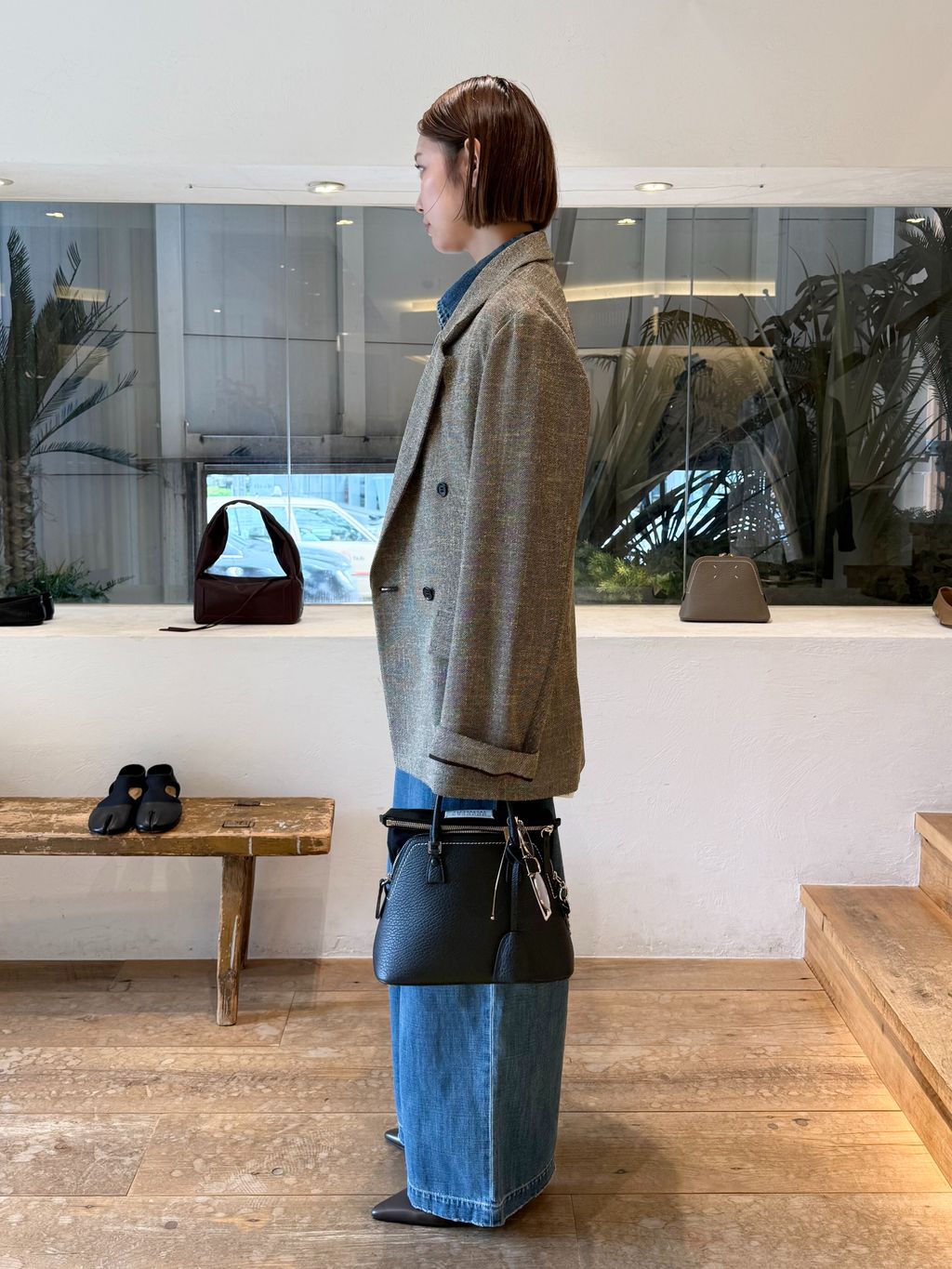 R'IAM MINI TWEED ジャケットのコーディネートスナップ（yuzuki