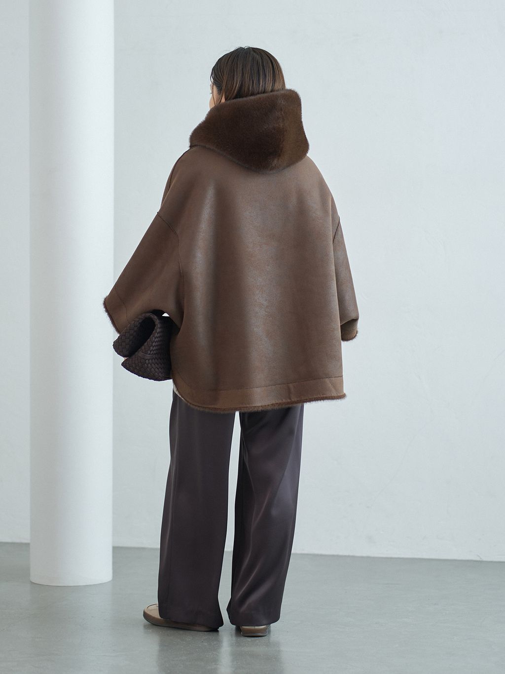 LOU ANDREA/ルーアンドレア ECO FUR BZ エコファーブルゾンの