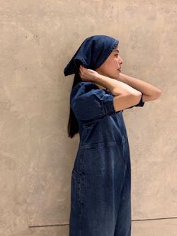 upper hights/アッパーハイツ THE M パフスリーブオールインワンの