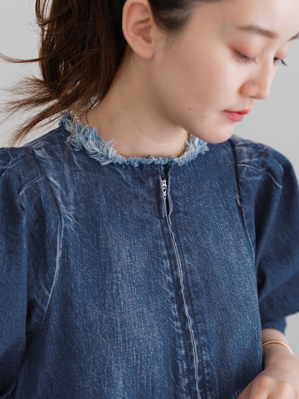 新品未使用　IENA アッパーハイツ　パフスリーブオールインワン 新品未使用 IENA アッパーハイツ パフスリーブオールインワン - メルカリ