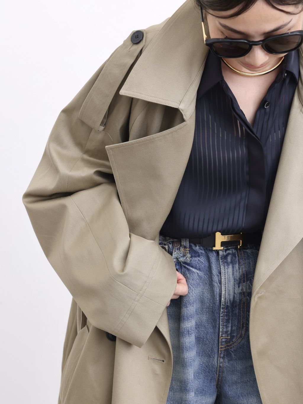 KALLMEYER/カルメイヤー】 TRENCH COATのコーディネートスナップ 