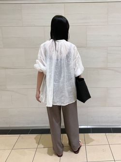 追加》ラミースキッパーシャツのコーディネートスナップ（Yuki
