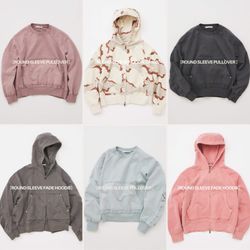 スウェットが、アウターみたいになってきた。 ラウンドスリーブという