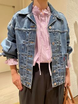 Levi's/リーバイス SLOBE別注 BALLOON SLEEVE TRACKER デニム