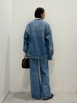 別注【LEVI'S】COLLARLESS XL TRUCKER：デニムジャケットの