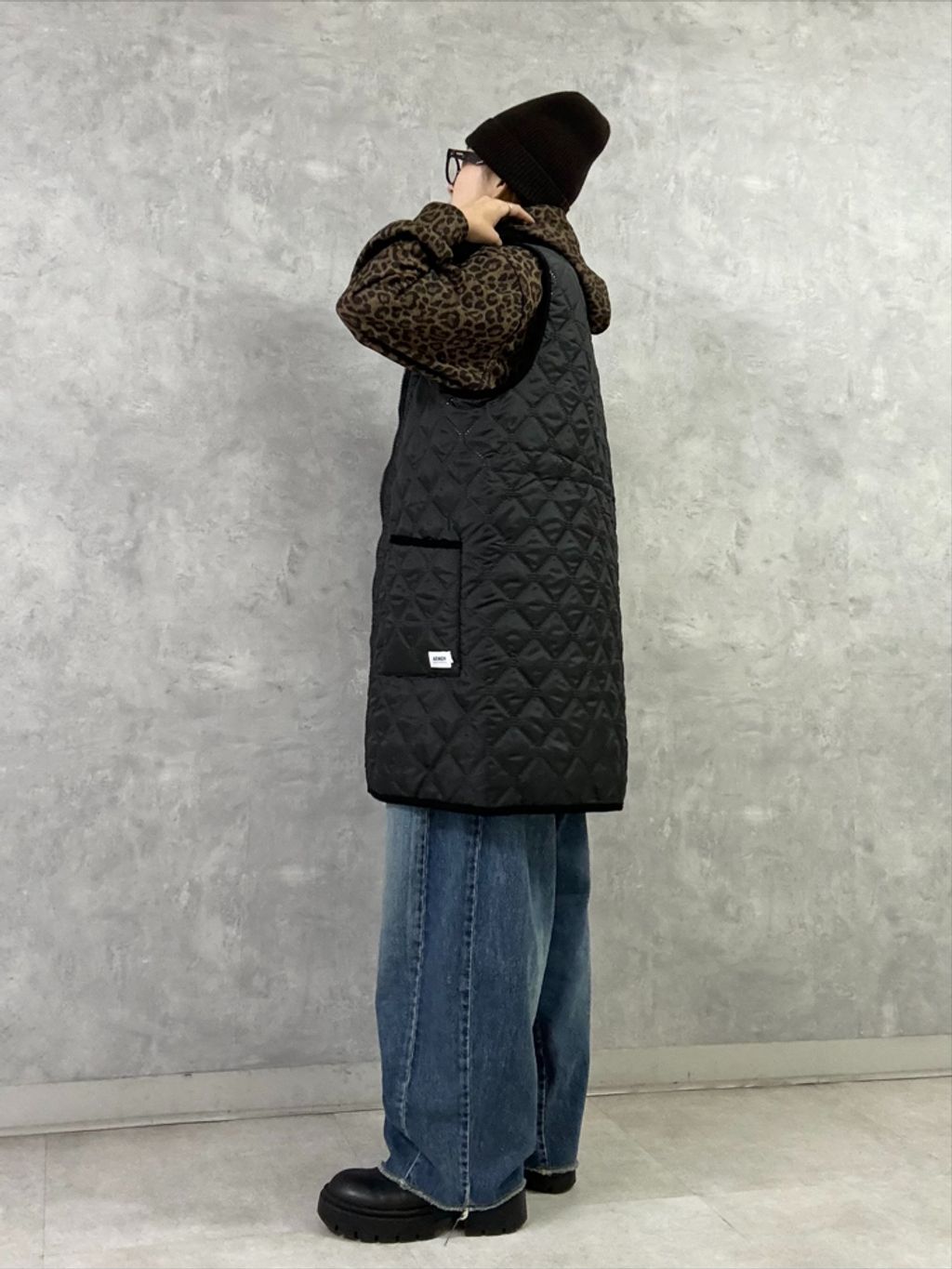 レオパード フーディのコーディネートスナップ（M.F）｜journal