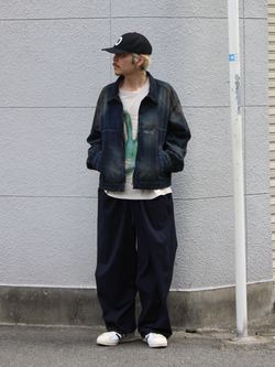 ANCELLM / アンセルム DENIM ZIPUP JACKETのコーディネートスナップ