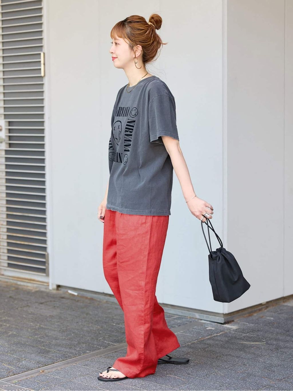 追加2》《S/Mサイズ展開》手洗い可 / フレンチリネンストレートパンツ